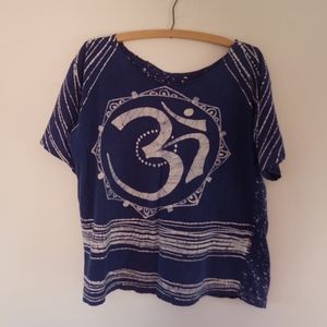 Om Psychedelic Hindu Sixties Bum Shirt